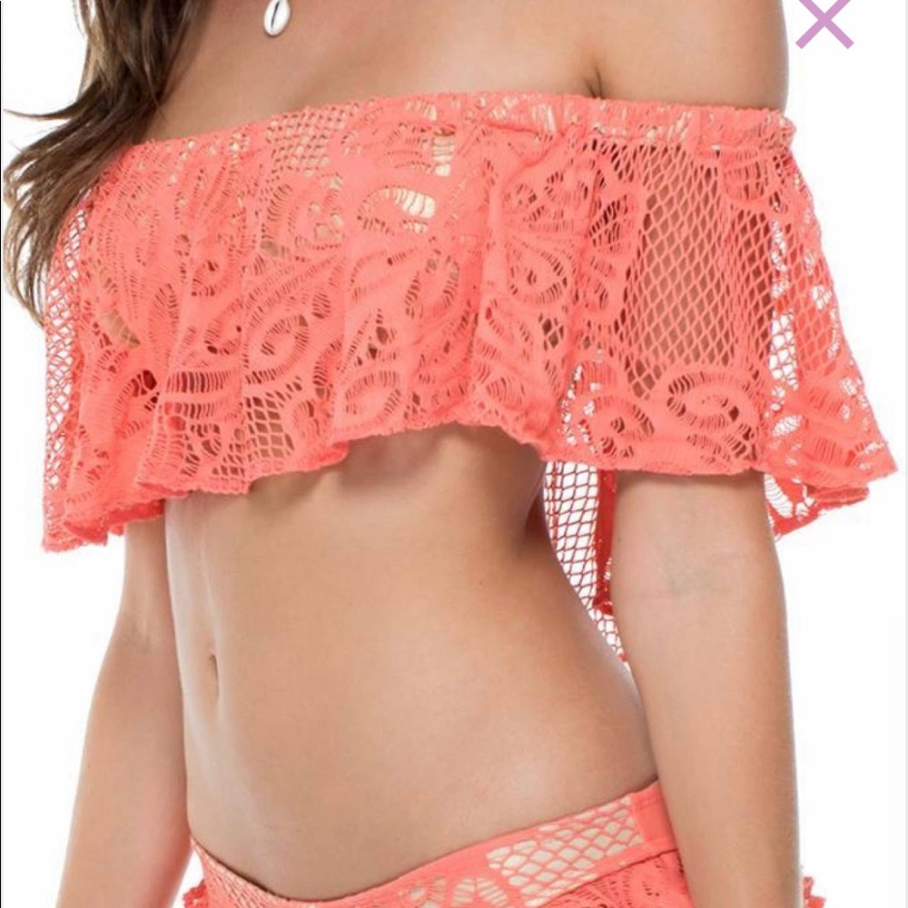 NWT | Luli Fama Guaguanco Rosario Bikini Top | Pink